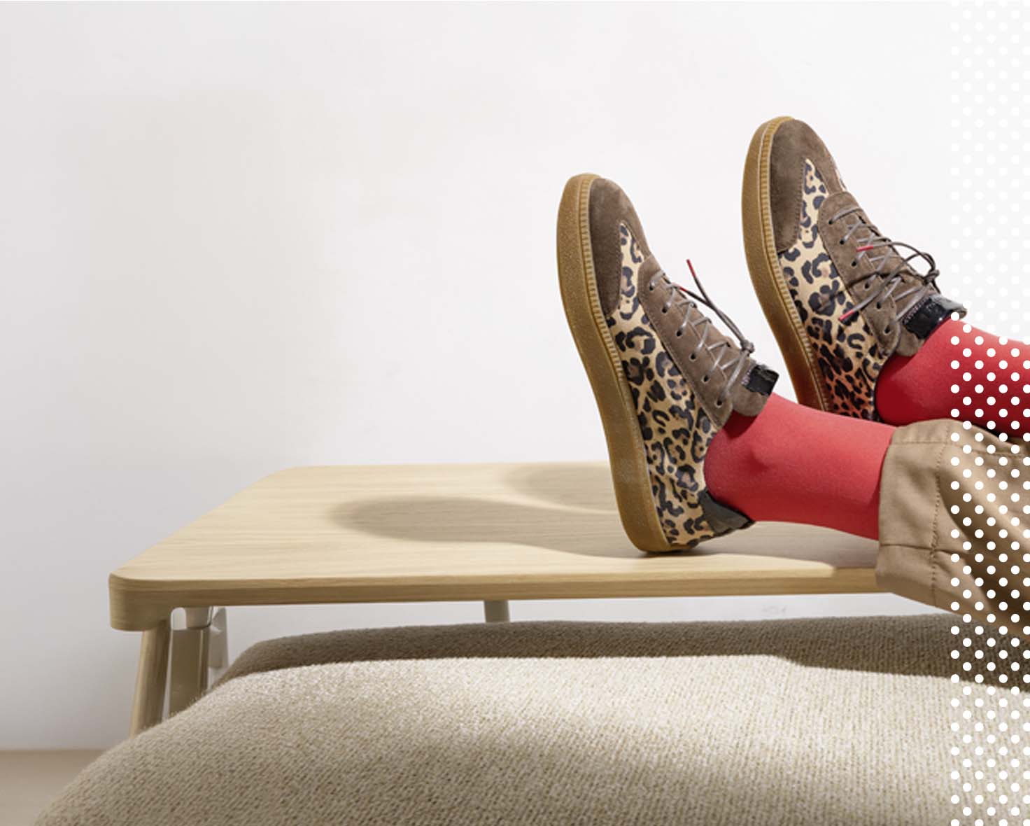 Think! Damen TURNA Sneaker low mit Schnürung - Farbe: Braun - Material: Lederkombination