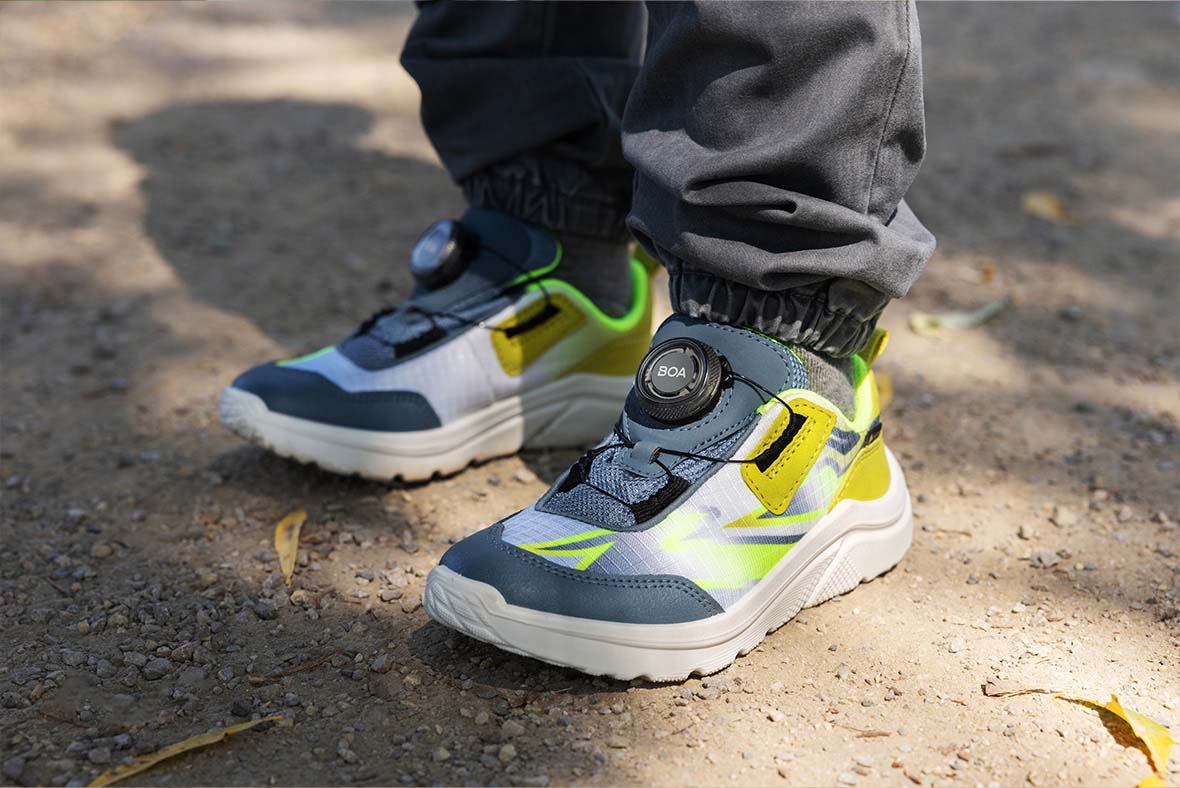 superfit Boys KICKS Sneakers low with BOA® Fit System - Colour: Blue - Material: Synthetic