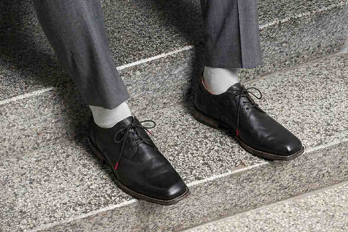 Think! Men GURU Lace up shoe with Lacing - Colour: Black Think! Men GURU Lace up shoe with Lacing - Colour: Black - Material: Nappa leather