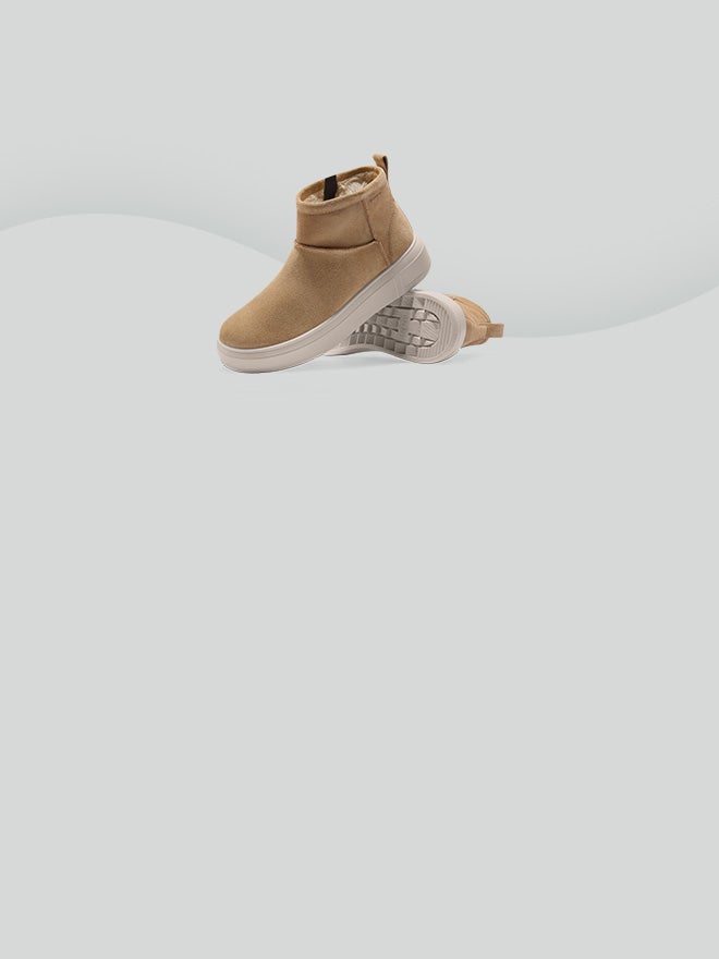 legero Damen WONDER Stiefelette mit Reißverschluss - Material: Veloursleder - Farbe: Beige