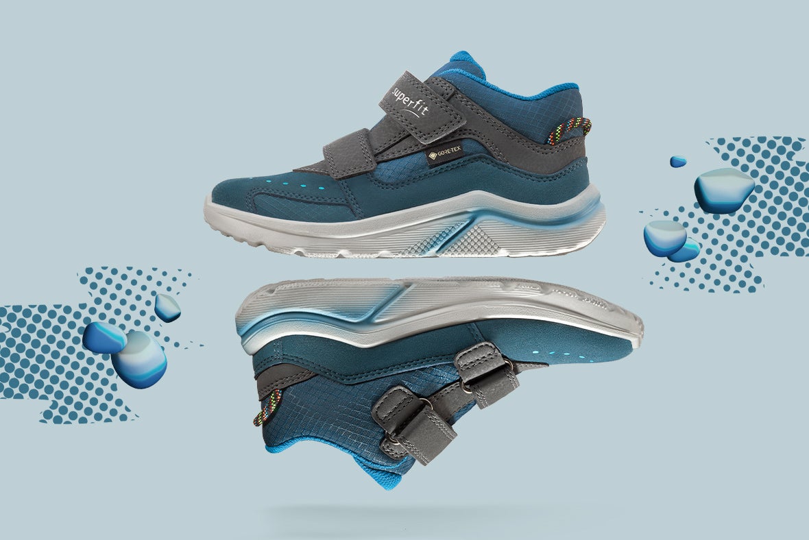 superfit Girls, Boys KICKS Sneakers low with velcro fastener - Color: Blue superfit Girls, Boys KICKS Sneakers low with velcro fastener - Material: Synthetik - Color: Blue/Turquoise