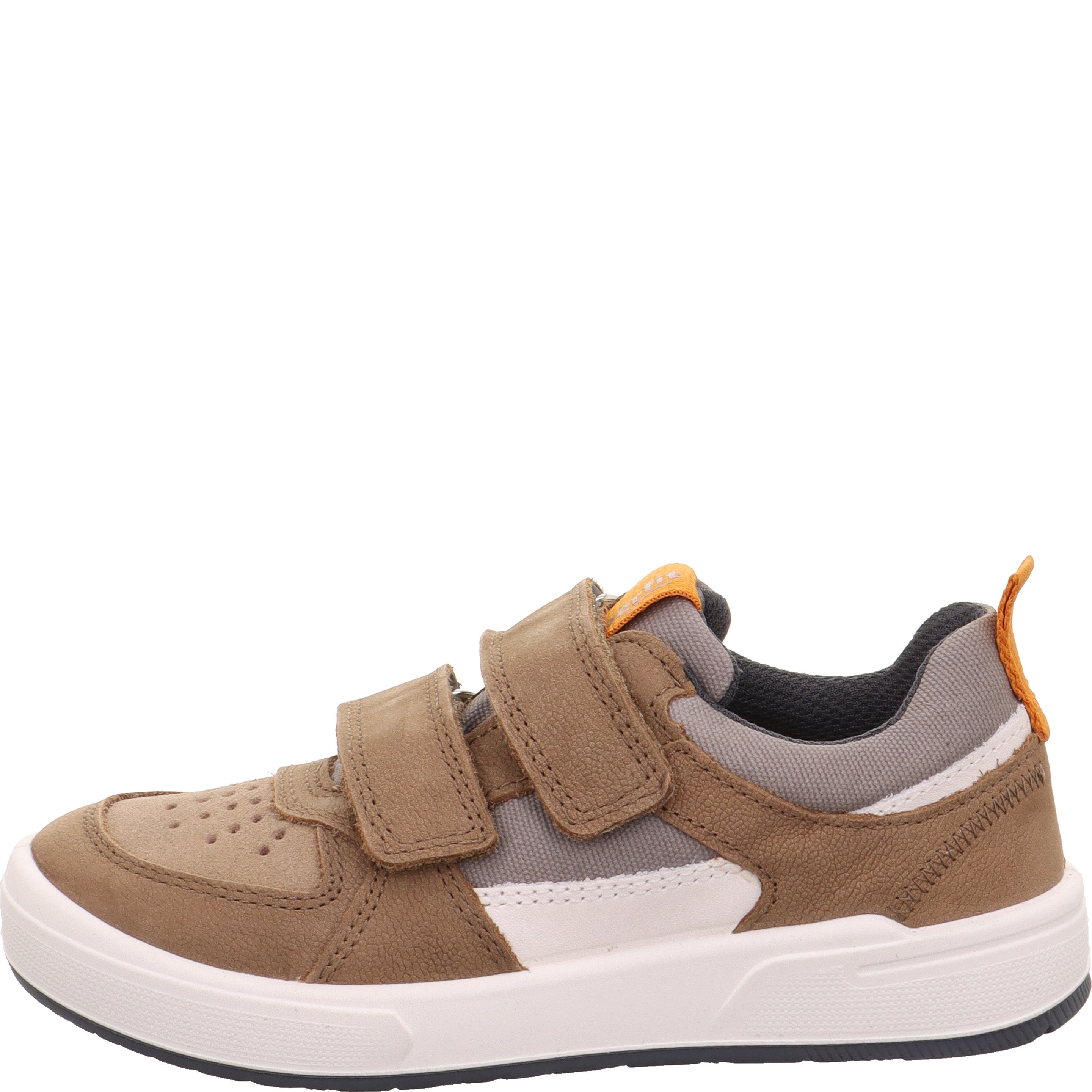 Superfit MAVERICK Sneaker low - Material: Leder/Textil in Braun