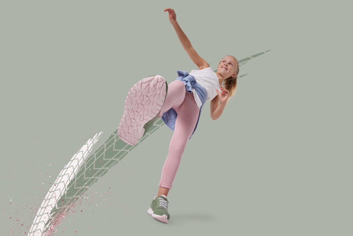 superfit Girls DASH Sneakers low with Zip - Colour: Green superfit Girls DASH Sneakers low with Zip - Material: Suede - Colour: Light Green/Pink