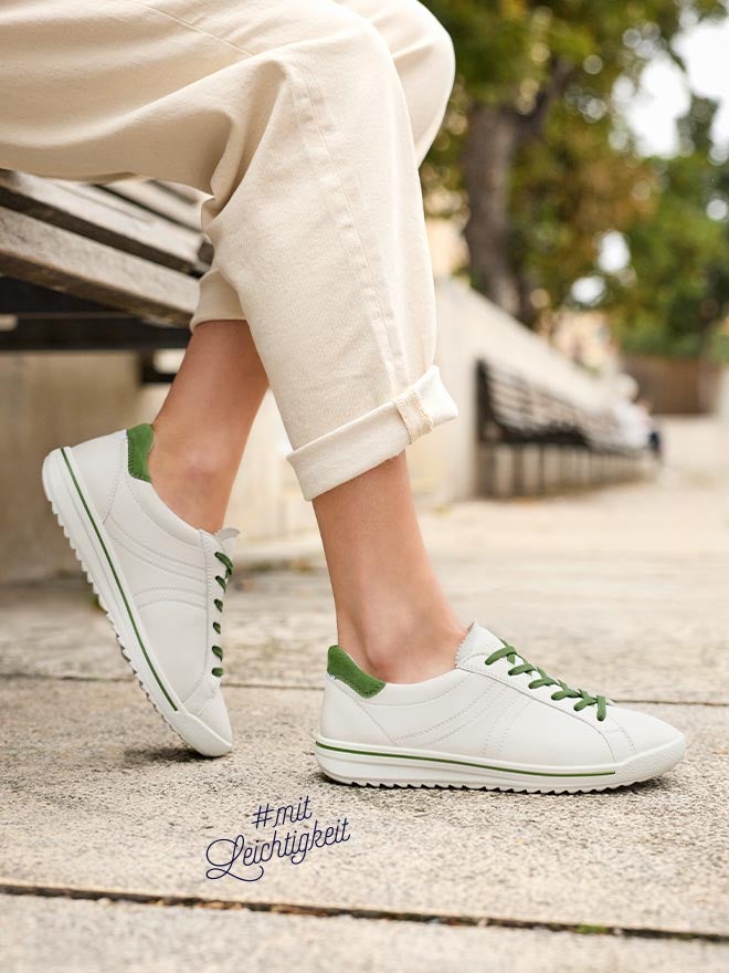 legero Damen ALIA Sneaker low mit Schnürung - Farbe: Weiß