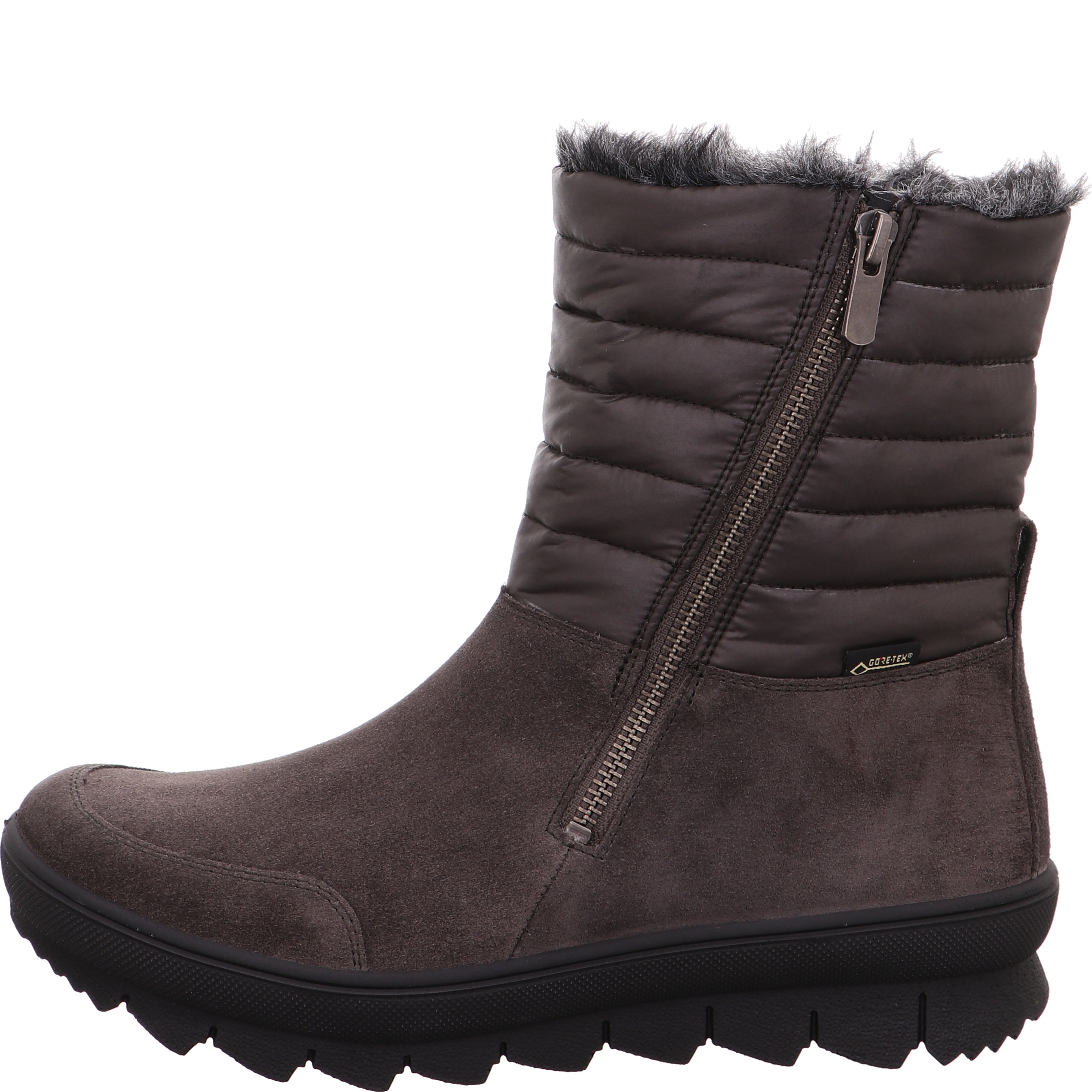 Legero NOVARA Damen Stiefelette - Material: Leder/Textil in Grau