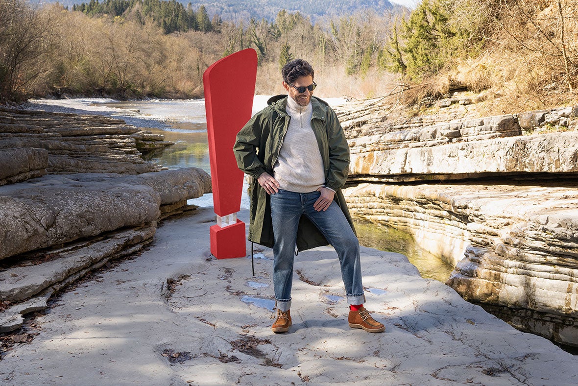 Think! Herren GEOAG Ankle Boots mit Schnürung - Material: Veloursleder - Farbe: Braun