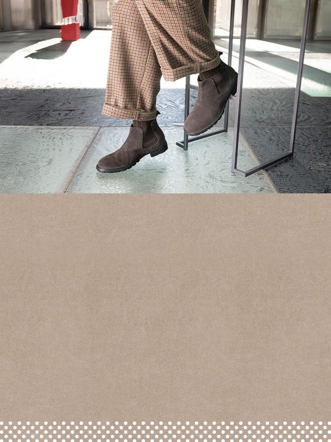 Think! Herren HAWARA Chelsea Boots mit Einschlupf - Material: Veloursleder - Farbe: Braun