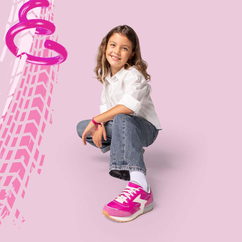 superfit Mädchen DASH Sneaker low mit Schnürung - Farbe: Rot