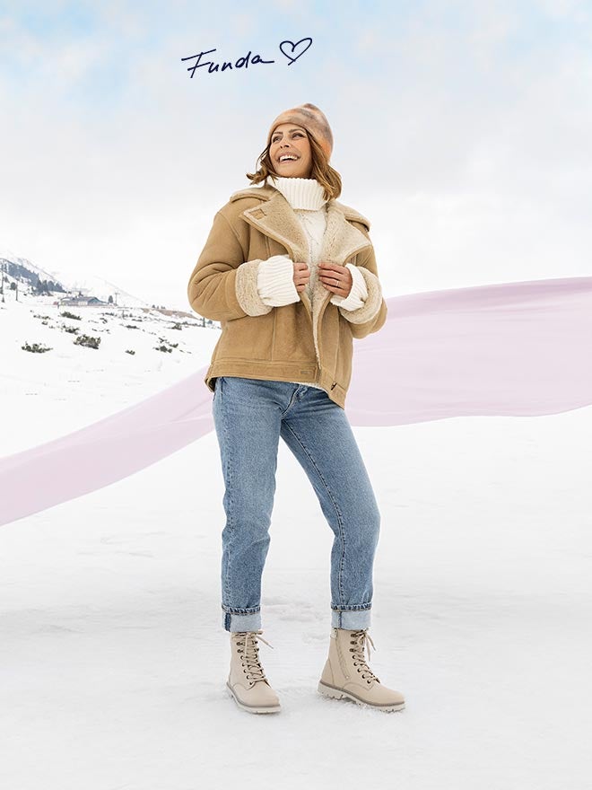 legero Damen MONTA Schnürboots mit Reißverschluss/Schnürung - Material: Nappaleder - Farbe: Beige