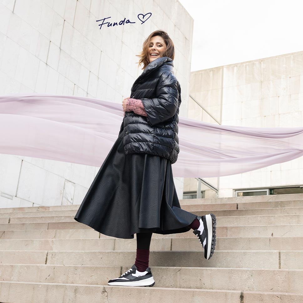 legero Damen T4 RUN Sneaker low mit Schnürung - Material: Nappaleder - Farbe: Schwarz