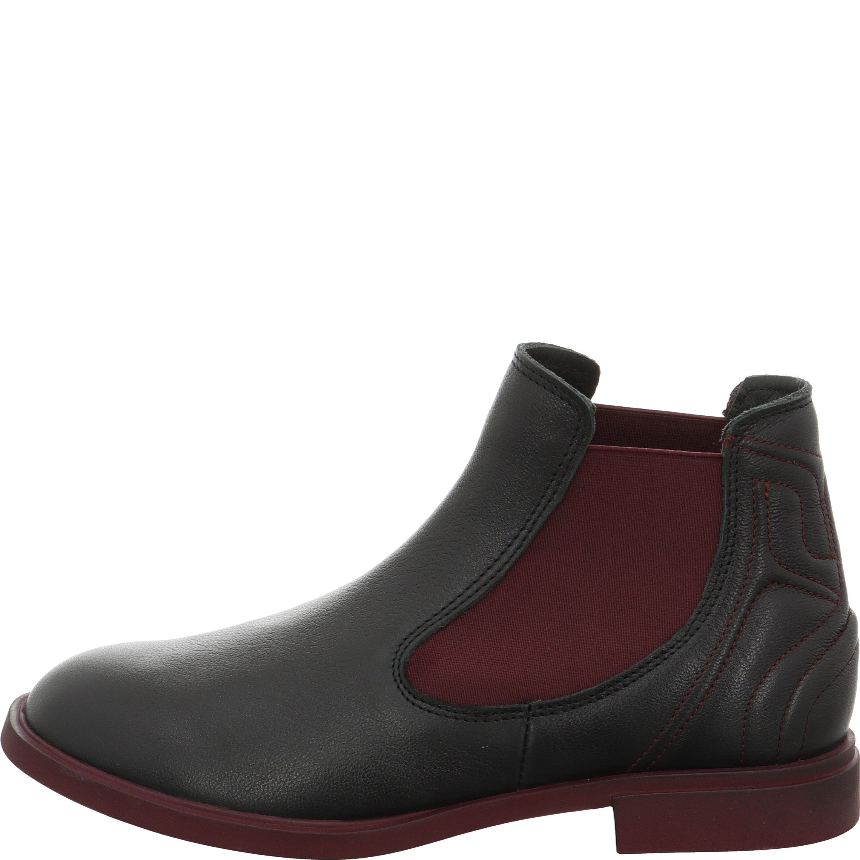 Think! NINA Damen Chelsea Boots - Material: Leder in Schwarz