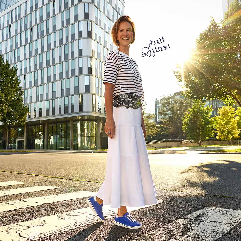 legero Woman ALIA Sneakers low with Lacing - Colour: Blue