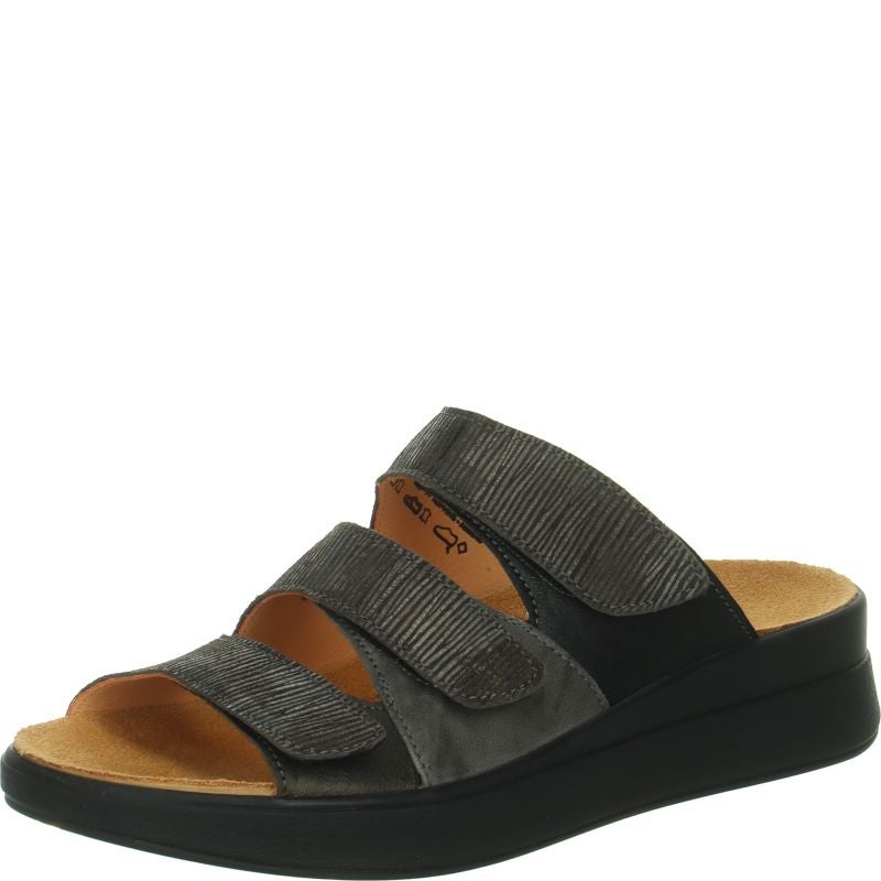 Think! MEGGIE Damen Pantolette - Material: Leder in Mehrfarbig