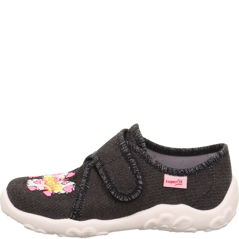 Superfit BONNY Girls Slipper - Material: Textile in Black