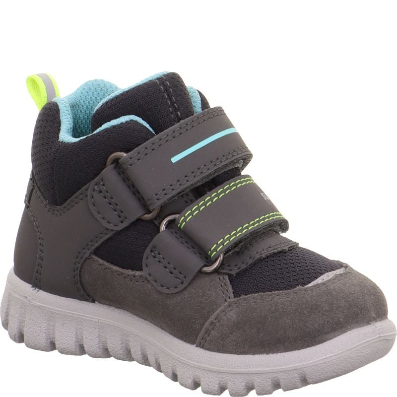 Superfit SPORT7 MINI Sneakers high - Material: Leder/Sonstiges Material/Texti in Grey