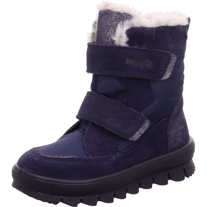 Superfit FLAVIA Girls Boot - Material: Leather/Textil in Blue