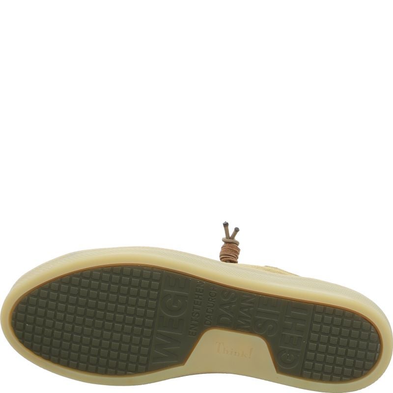 Think KUMI Woman Sneakers low - Material: Leather in Olive