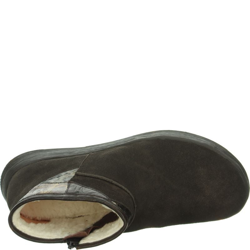Think COMODA Woman Ankle boot - Material: Leather in Brown