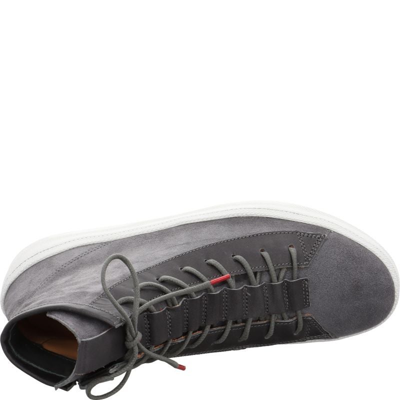 Think KUMI Woman Sneakers high - Material: Leather in Grey