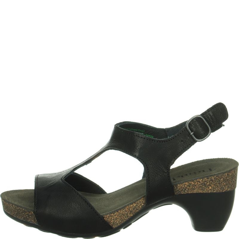 Think! TRAUDI Damen Sandalette - Material: Leder in Schwarz
