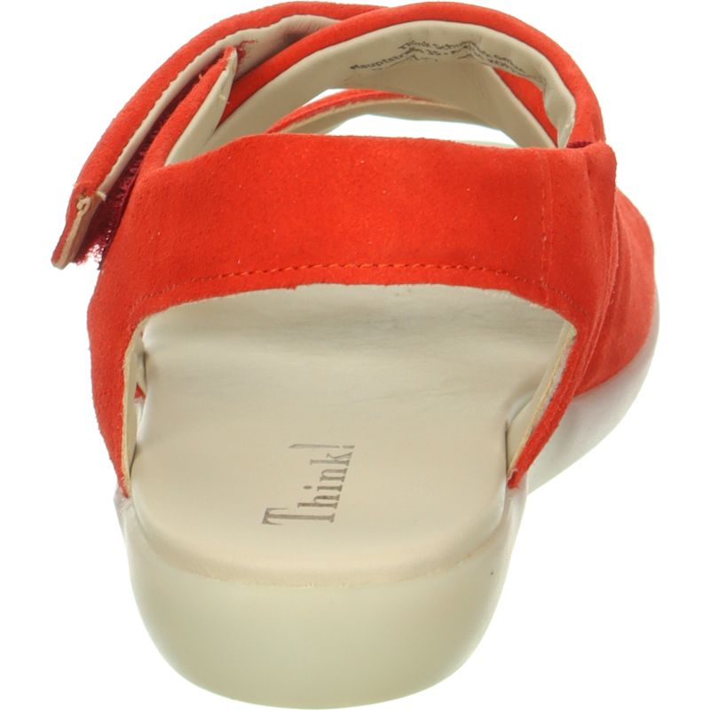 Think NATURE SAND Woman  - Material: Leather in Red