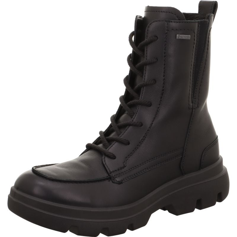legero ANGELINA Damen Schnürboots - Material: Leder in Schwarz