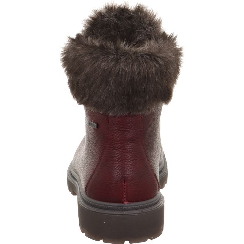 Legero MONTA Damen Schnürboots - Material: Leder in Rot