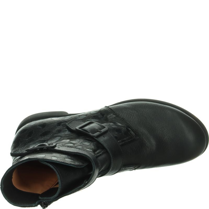 Think AGRAT Woman Ankle boot - Material: Leather in Black