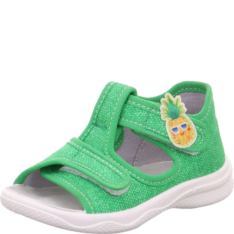 Superfit POLLY Unisex, Jungen Hausschuh - Material: Textil in Grün