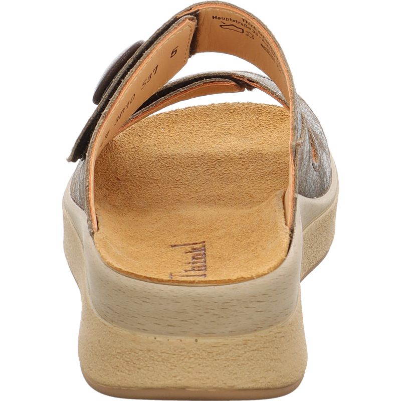 Think! MEGGIE Damen Pantolette - Material: Leder in Mehrfarbig