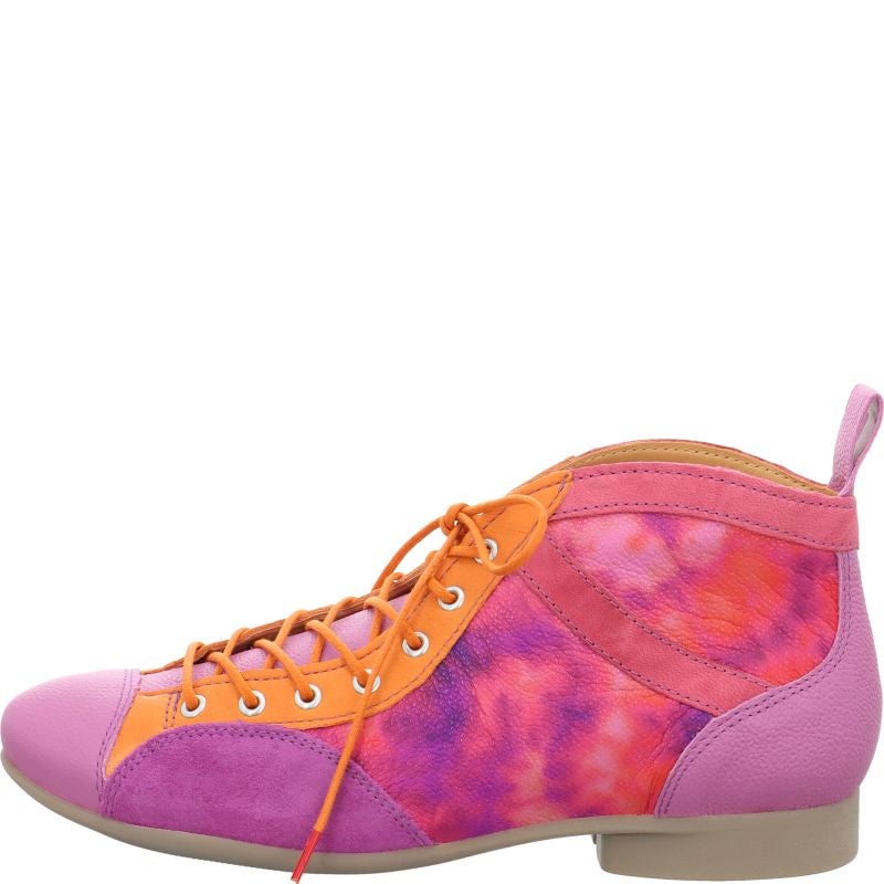 Think! GUAD2 Damen Ankle Boots - Material: Leder in Pink