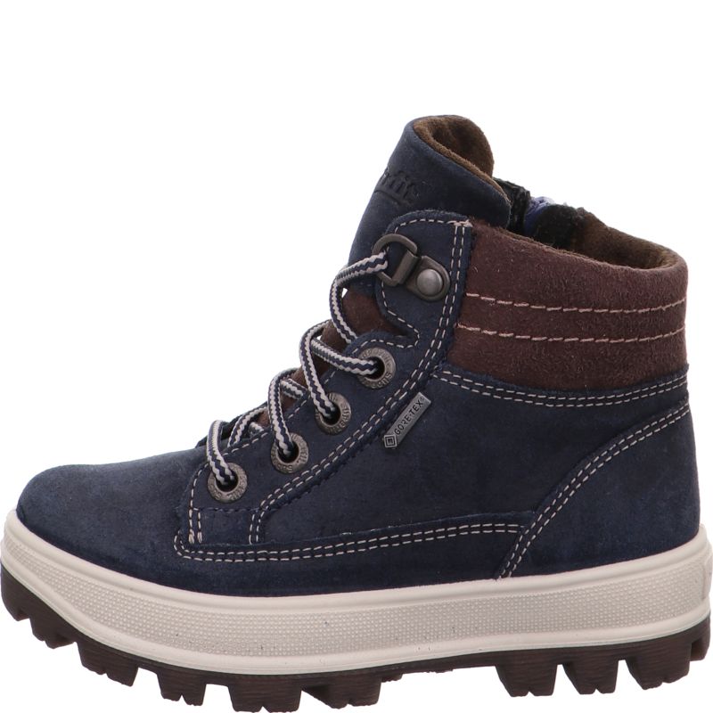 Superfit TEDD Boys Boot - Material: Leather/Textil in Blue