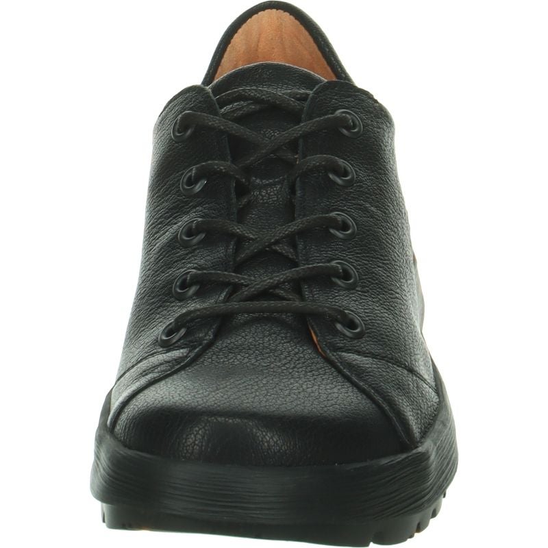 Think! COMODA Damen Schnürschuh - Material: Leder in Schwarz