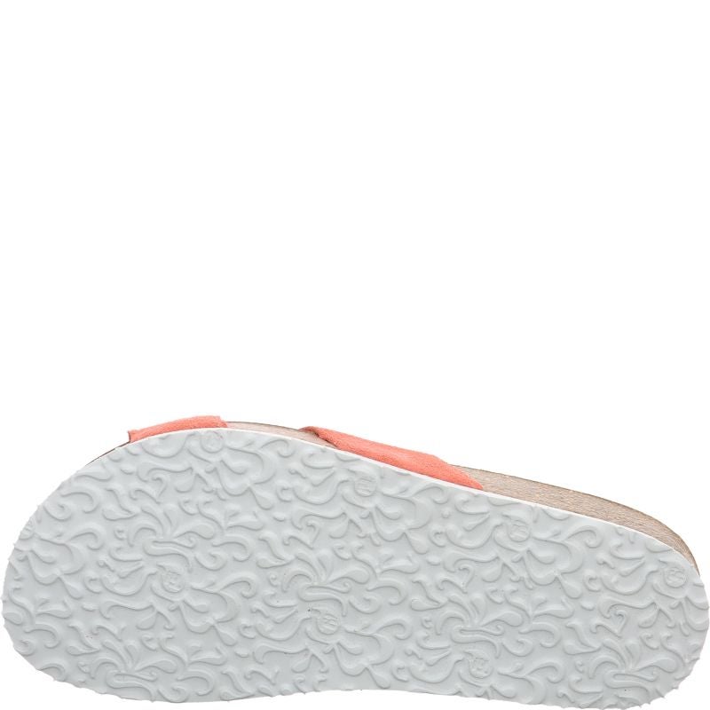 Think! CRISSI Damen Pantolette - Material: Leder in Rosa