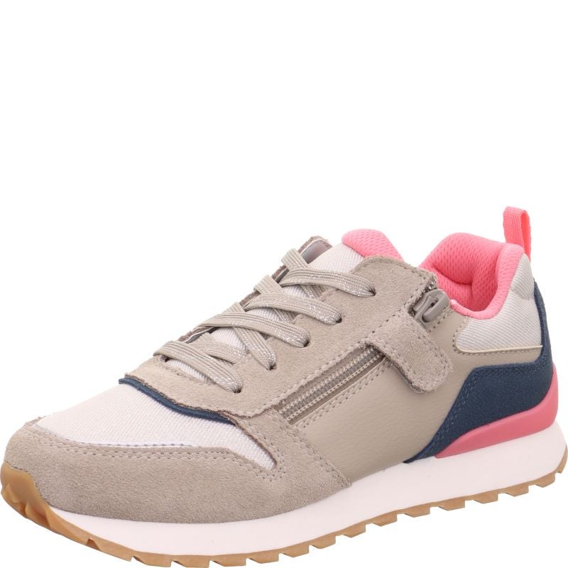 Superfit DASH Sneaker low - Material: Leder/Sonstiges Material/Textil in Beige