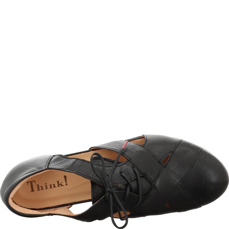 Think GUAD2 Woman  - Material: Leather in Black