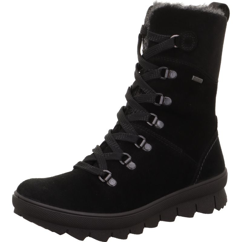 Legero NOVARA Damen Schnürboots - Material: Leder in Schwarz