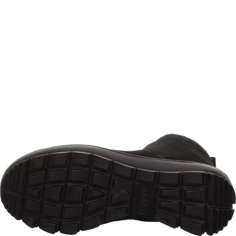 Legero NOVARA Damen Stiefelette - Material: Leder in Schwarz