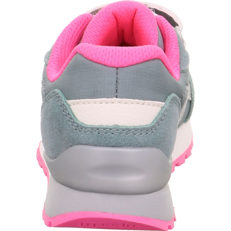 Superfit DASH Sneaker low - Material: Leder/Sonstiges Material/Textil in Grün