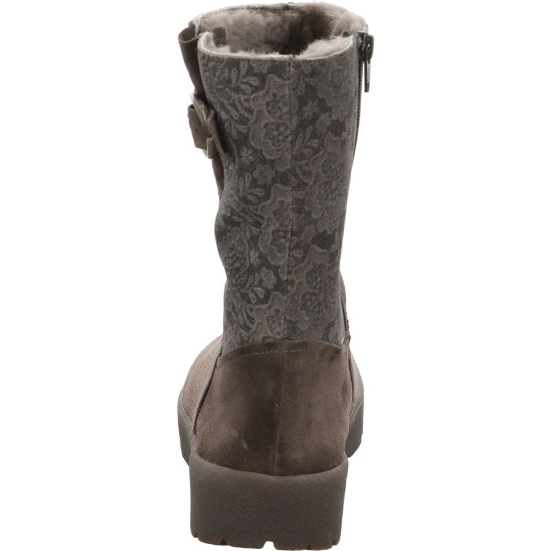 Think! CREPES Damen Stiefelette - Material: Leder in Grau