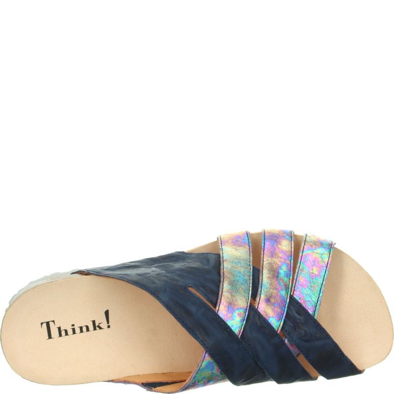 Think JULIA DAMEN Woman  - Material: Leather in Multi Colour