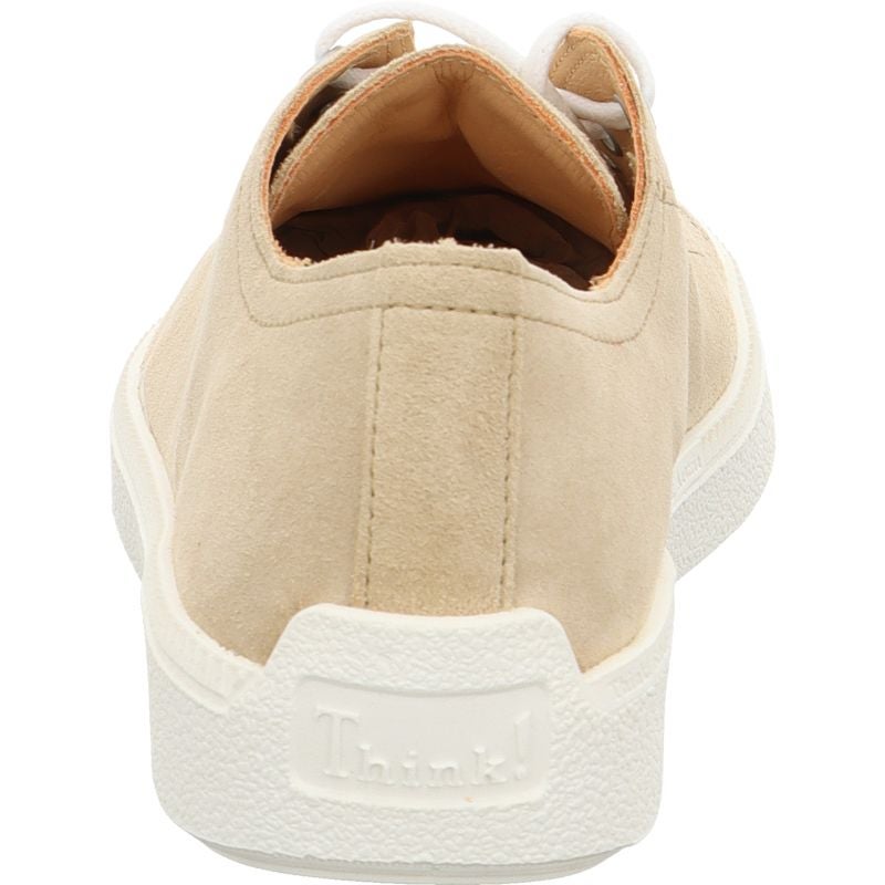 Think TURNA WOMEN Woman Sneakers low - Material: Leather in Beige