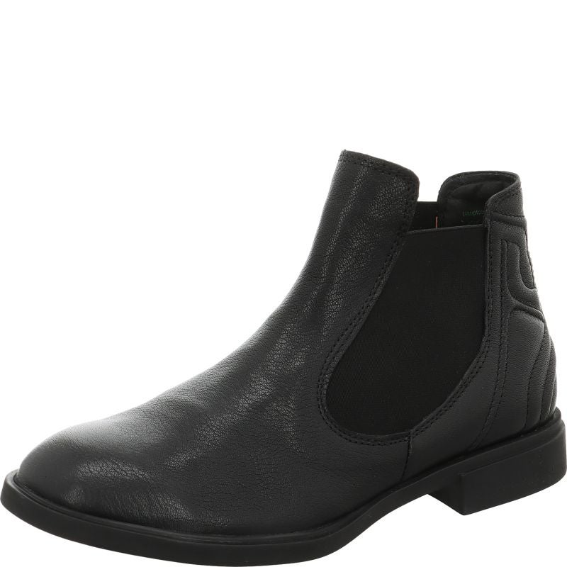 Think! NINA Damen Chelsea Boots - Material: Leder in Schwarz