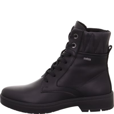 Legero MYSTIC Damen Schnürboots - Material: Leder in Schwarz