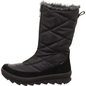 legero NOVARA Damen Stiefel - Material: Leder/Textil in Schwarz