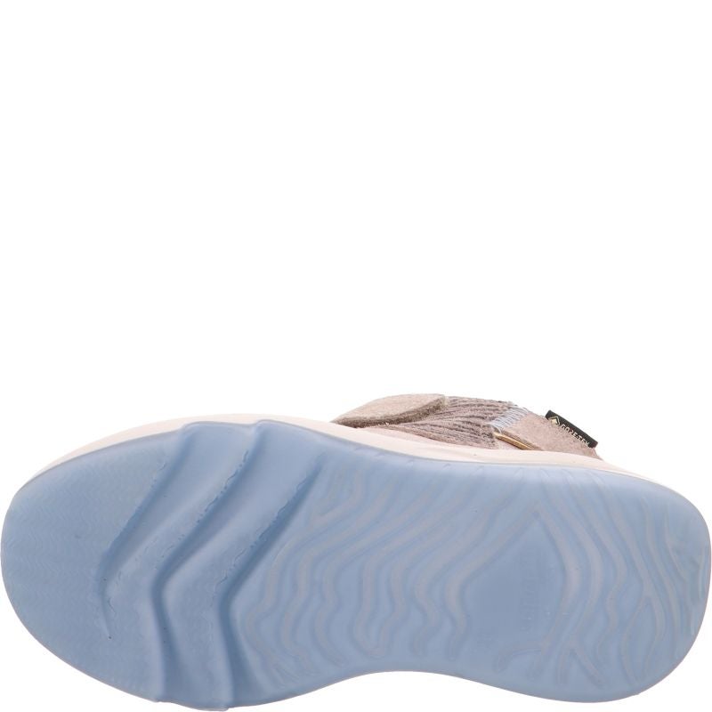 Superfit MELODY Girls Sneakers high - Material: Leder/Sonstiges Material/Texti in Beige