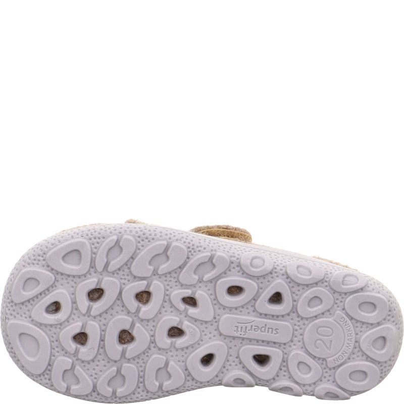 Superfit HAPPY OCTI Boys Slipper - Material: Textile in Beige