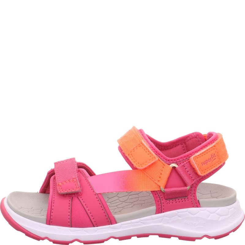 Superfit CRISS CROSS Mädchen Sandale - Material: Textil/Sonstiges Material in Pink