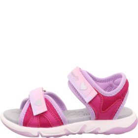 Superfit PEBBLES Sandale - Material: Textil/Sonstiges Material in Pink