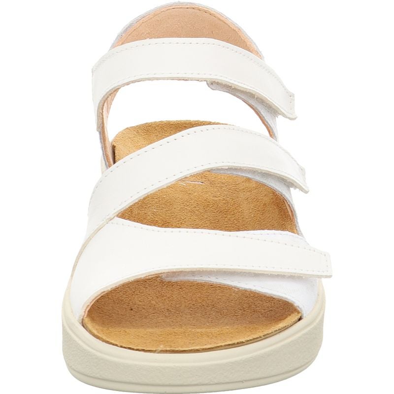 Think MEGGIE Woman Strap sandal - Material: Leather in White